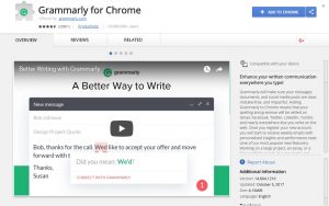 Grammarly - top 10 google chrome extensions - Dubaimonsters
